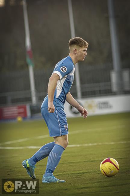 Danny Williams was a threat all night for Haverfordwest County Danny Williams was a threat all night for Haverfordwest County